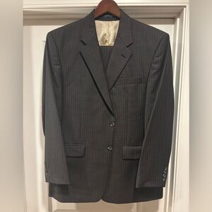 Ralph Lauren Dark Brown Pinstripe Men's Suit